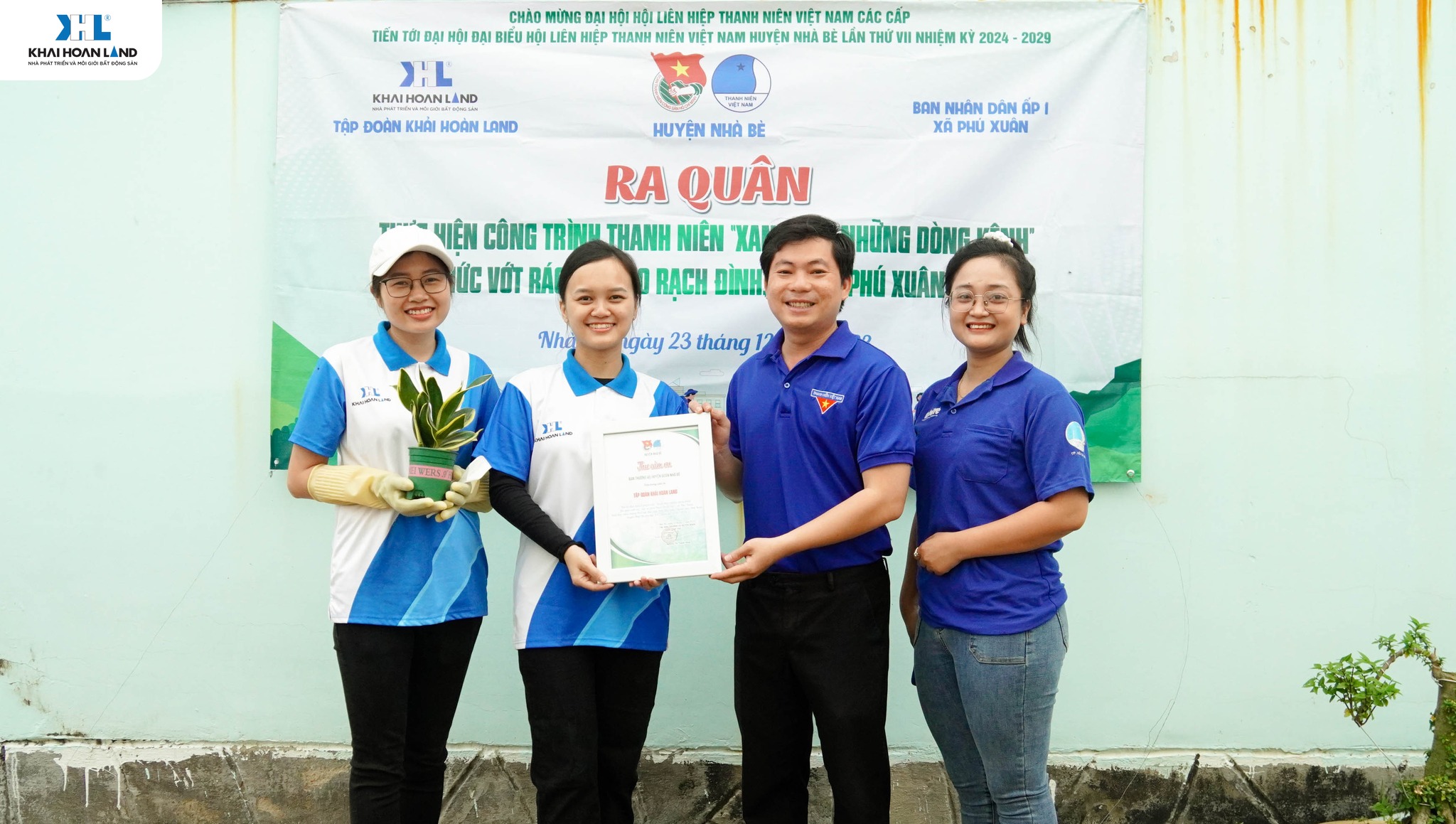 KHẢI HOÀN LAND NỐI DÀI XUYÊN SUỐT HÀNH TRÌNH NHÂN ÁI VÌ CỘNG ĐỒNG