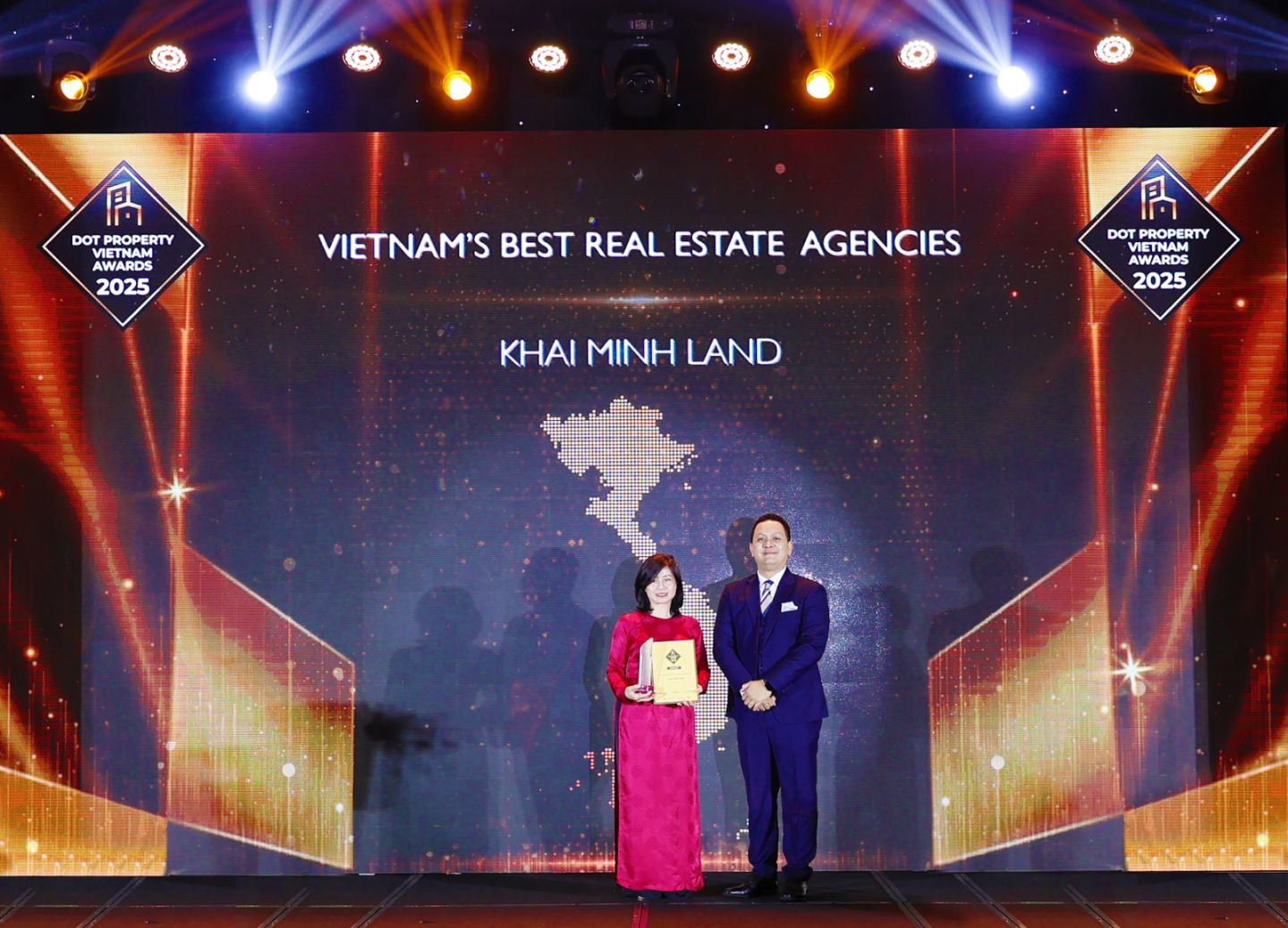 Tập đoàn Khải Hoàn Land nhận “cú đúp” giải thưởng tại Dot Property Award 2025